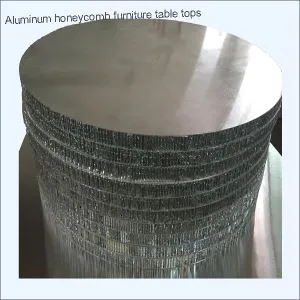 Taulells de mobles de niu d'abella d'alumini